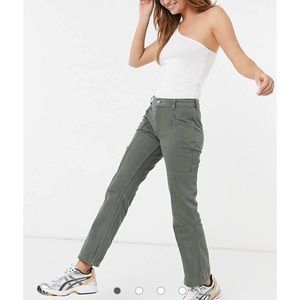 ASOS Low Rise Utility Flare Pants
